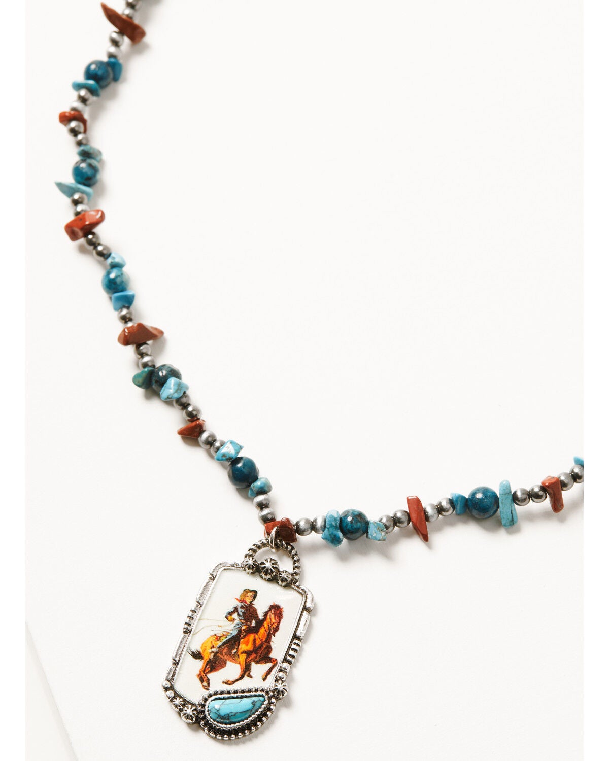 Image #2 - Shyanne Women's American Heritage Layered Necklace, Silver, hi-res