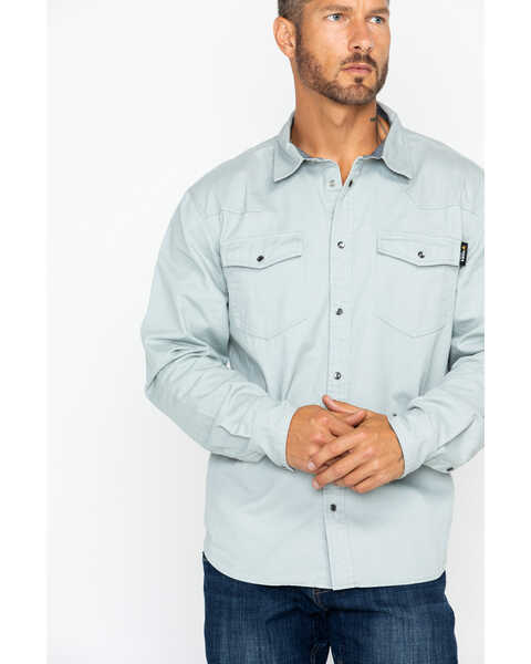 Wrangler Men's Riggs Workwear Twill Work Shirt (2XL Forest Green)