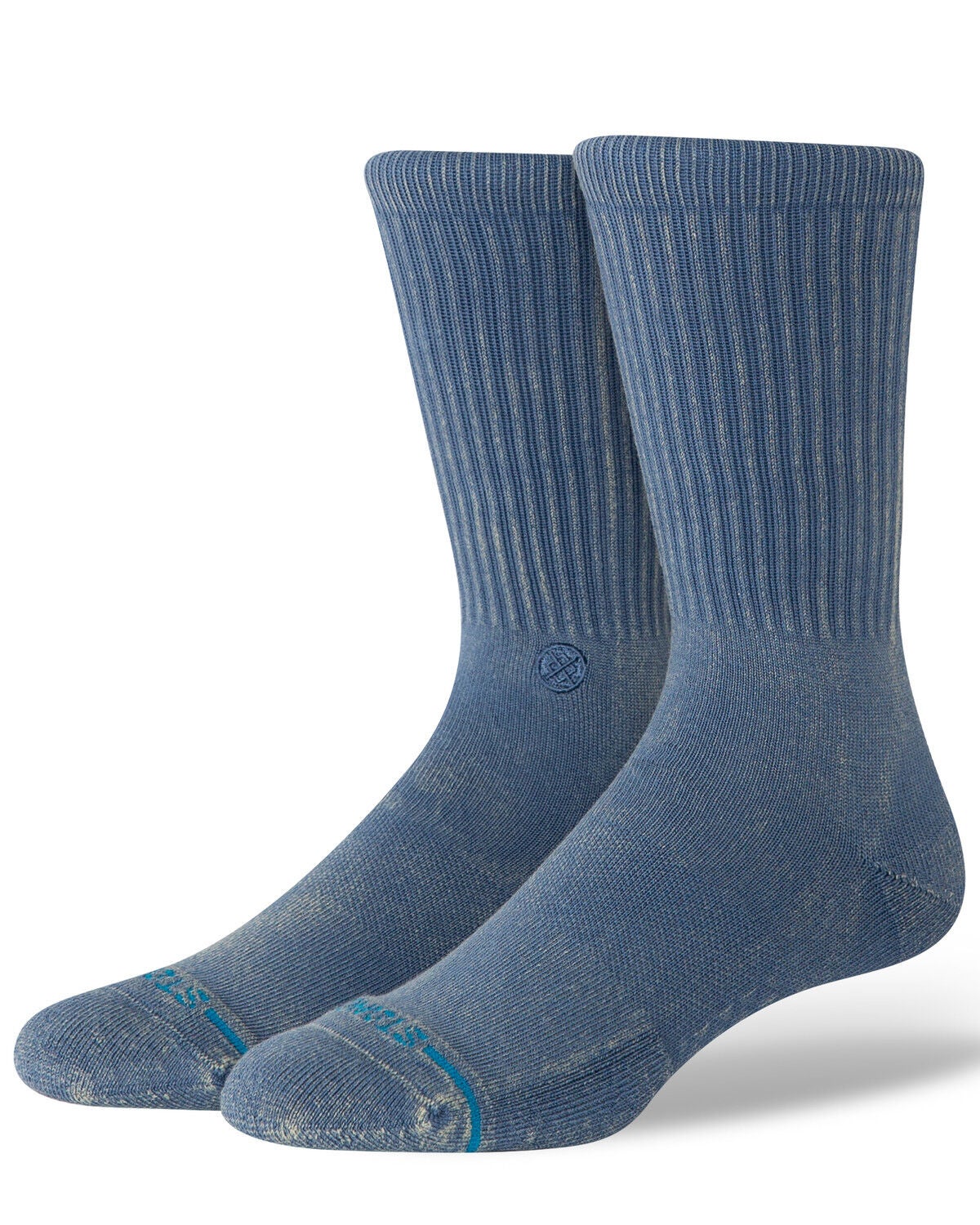 Image #1 - Stance Men's Icon Crew Socks, Blue, hi-res