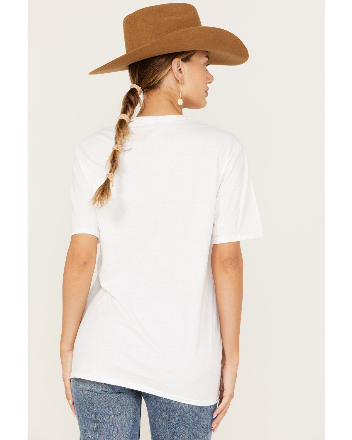 Image #4 - Bohemian Cowgirl Women's Texas Since 1845 Short Sleeve Graphic Tee, White, hi-res