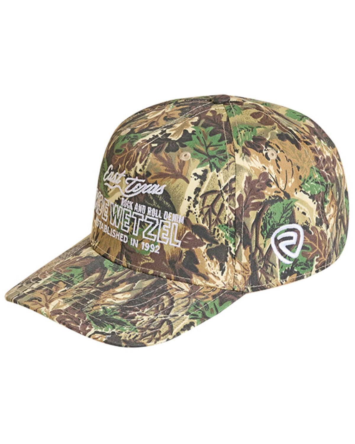 Rock & Roll Denim X Koe Wetzel Men's Camo Print Ball Cap, Camouflage, hi-res