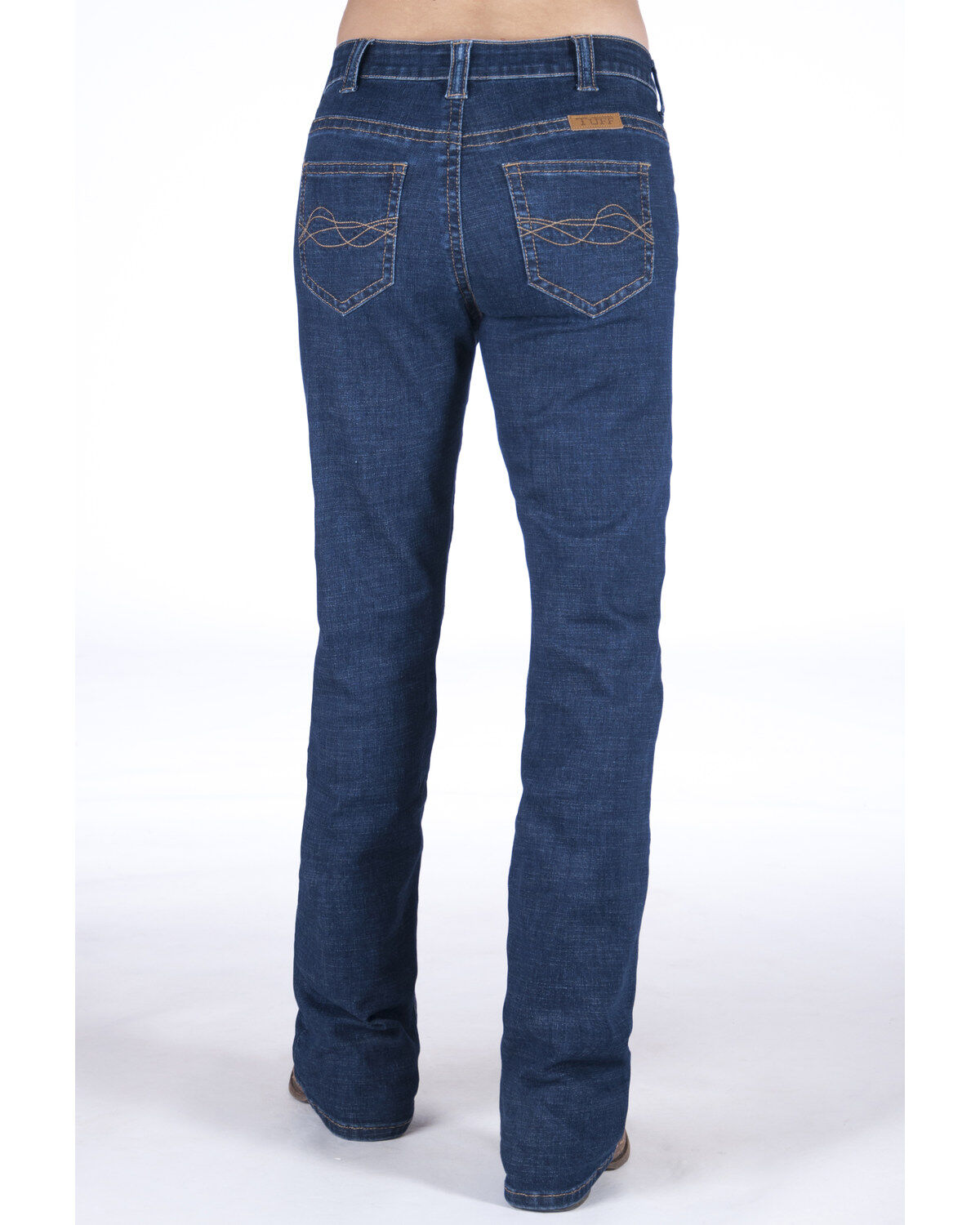 Image #1 - Cowgirl Tuff Women's Delux Medium Wash Bootcut Jeans, , hi-res