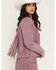 Image #2 - Idyllwind Women's Brook Embroidered Fringe Suede Jacket, Orchid, hi-res