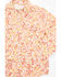 Image #2 - Shyanne Toddler Girls' Ash Floral Print Long Sleeve Pearl Snap Stretch Western Shirt, Gold, hi-res