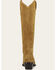 Image #6 - Frye Women's Sacha At The Knee Western Boots - Snip Toe, Brown, hi-res