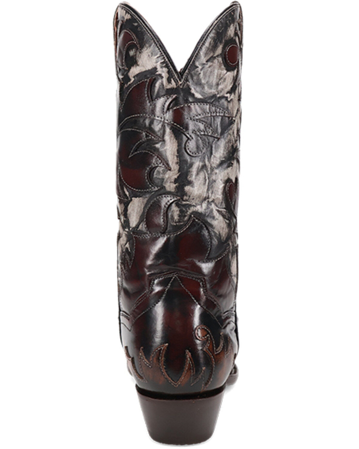 Image #5 - Dan Post Men's Emilio Outlay Western Boots - Snip Toe, Black, hi-res