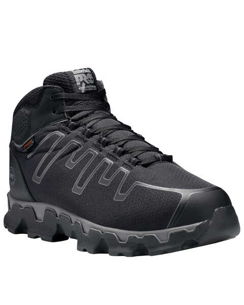 Timberland PRO Men's Powertrain Ripstop Met Guard Work Shoes - Alloy Toe, Black, hi-res