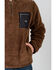 Image #2 - Kimes Ranch Men's Brown Whiskey Fleece 1/4 Zip Pullover, Brown, hi-res