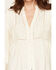 Image #4 - Wild Moss Women's Western Embroidered Long Sleeve Peasant Top, Cream, hi-res