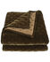 HiEnd Accents Green Stella Faux Silk Velvet 3-Piece Queen Quilt Set, Green, hi-res