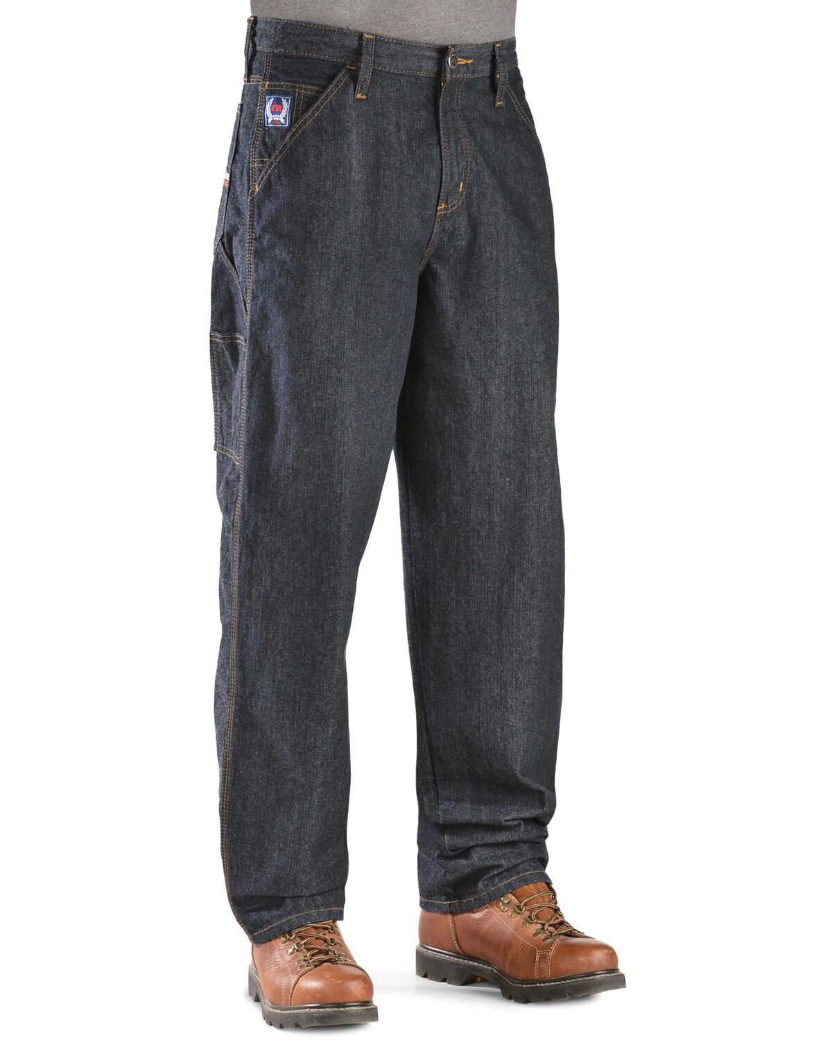 Image #3 - Cinch Men's Blue Label Carpenter WRX Flame Resistant Jeans - 38" Inseam, , hi-res