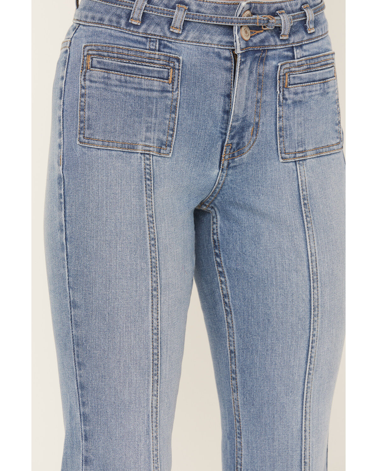 Image #2 - Shyanne Women's Medium Wash Trouser Jeans, Medium Wash, hi-res