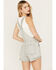 Image #4 - Free People Women's Light Wash Denim Novelty Ziggy Shortalls, Light Wash, hi-res