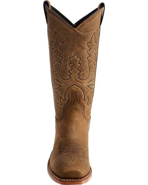 Image #4 - Abilene Women's Western Boots - Square Toe, Olive, hi-res