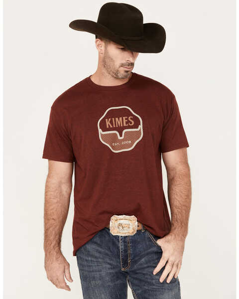 Kimes Ranch Men's Boot Barn Exclusive Notary Short Sleeve Graphic T-Shirt, Red, hi-res