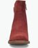Image #4 - Born Women's Reis Western Booties - Round Toe, Dark Red, hi-res