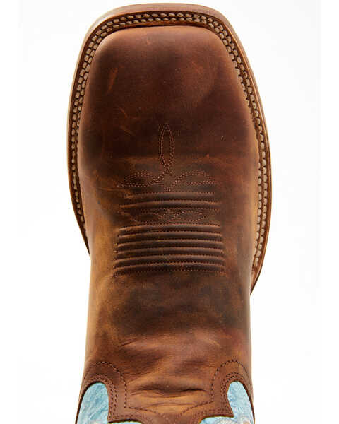 Image #6 - Dan Post Men's Performance Western Boots - Broad Square Toe , Blue, hi-res