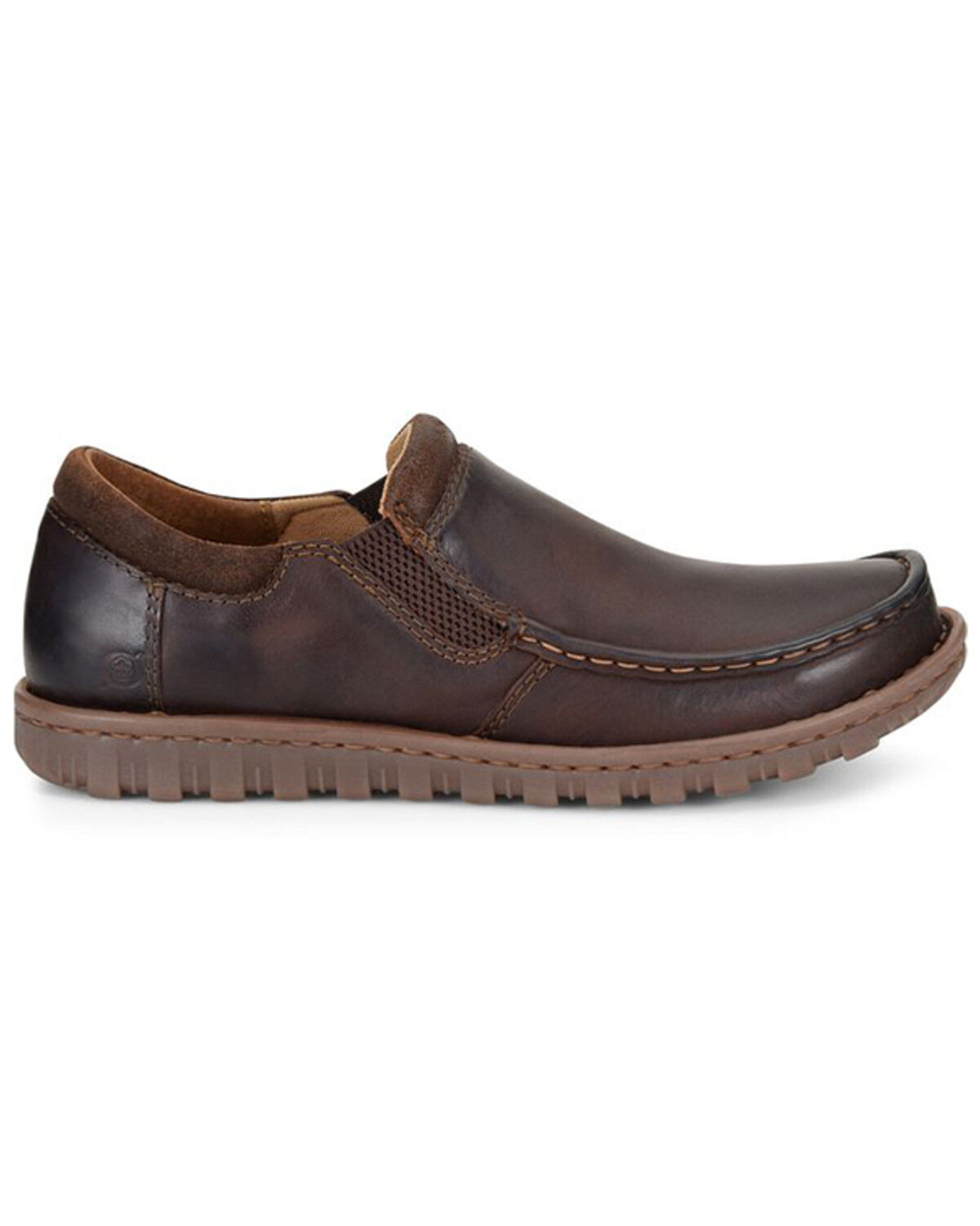 Image #2 - Born Men's Gudmund Casual Shoes, Dark Brown, hi-res