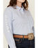 Image #3 - Ariat Women's Striped Team Kirby Long Sleeve Button-Down Stretch Western Shirt - Plus, Blue, hi-res