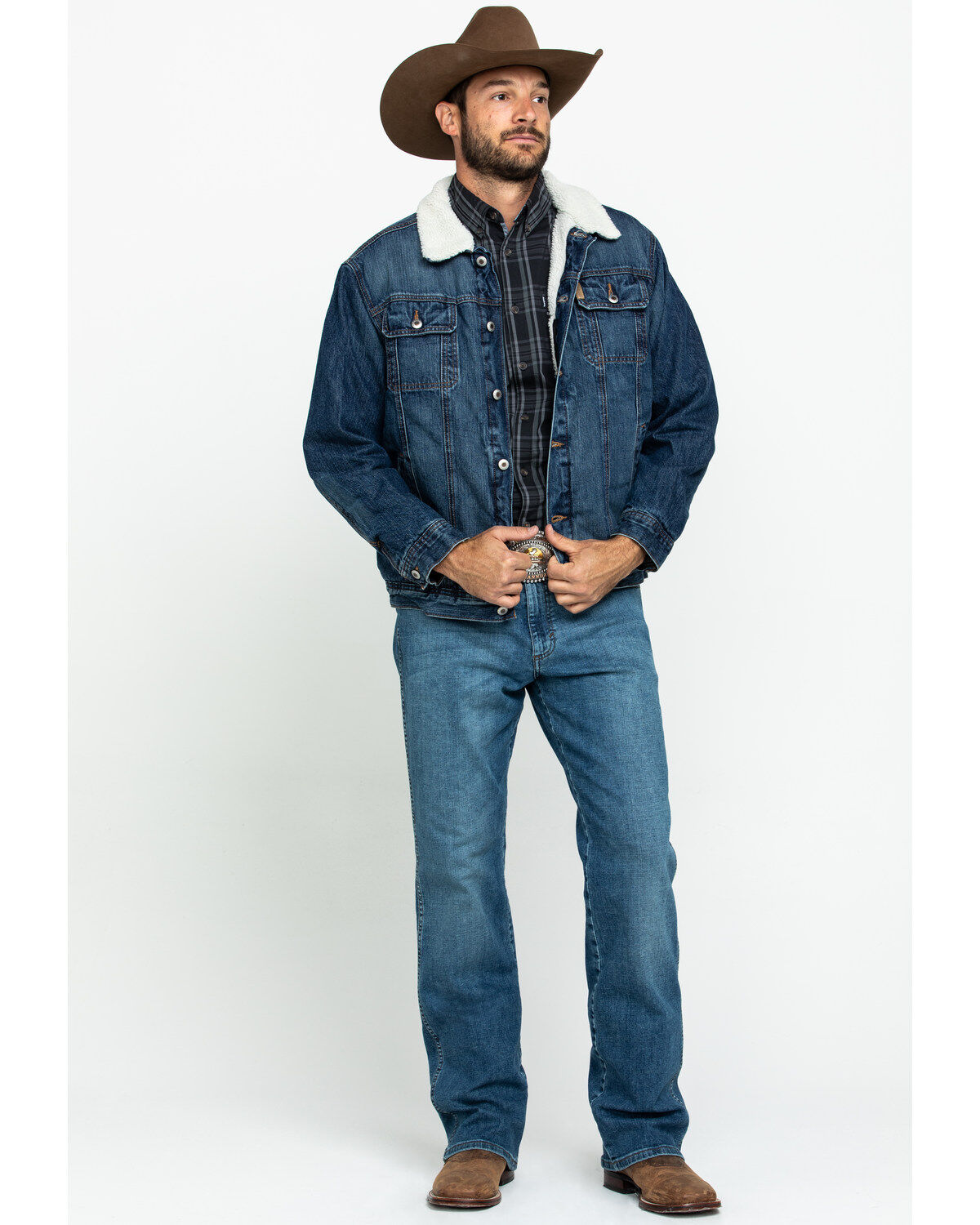 cinch concealed carry denim jacket