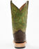 Image #5 - Cody James Men's Exotic Shark Western Boots - Broad Square Toe, Green, hi-res