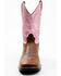 Shyanne Girls' Miss Molly Western Boots - Broad Square Toe, Pink, hi-res