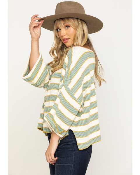 Image #4 - By Together Women's Striped Sweater , , hi-res