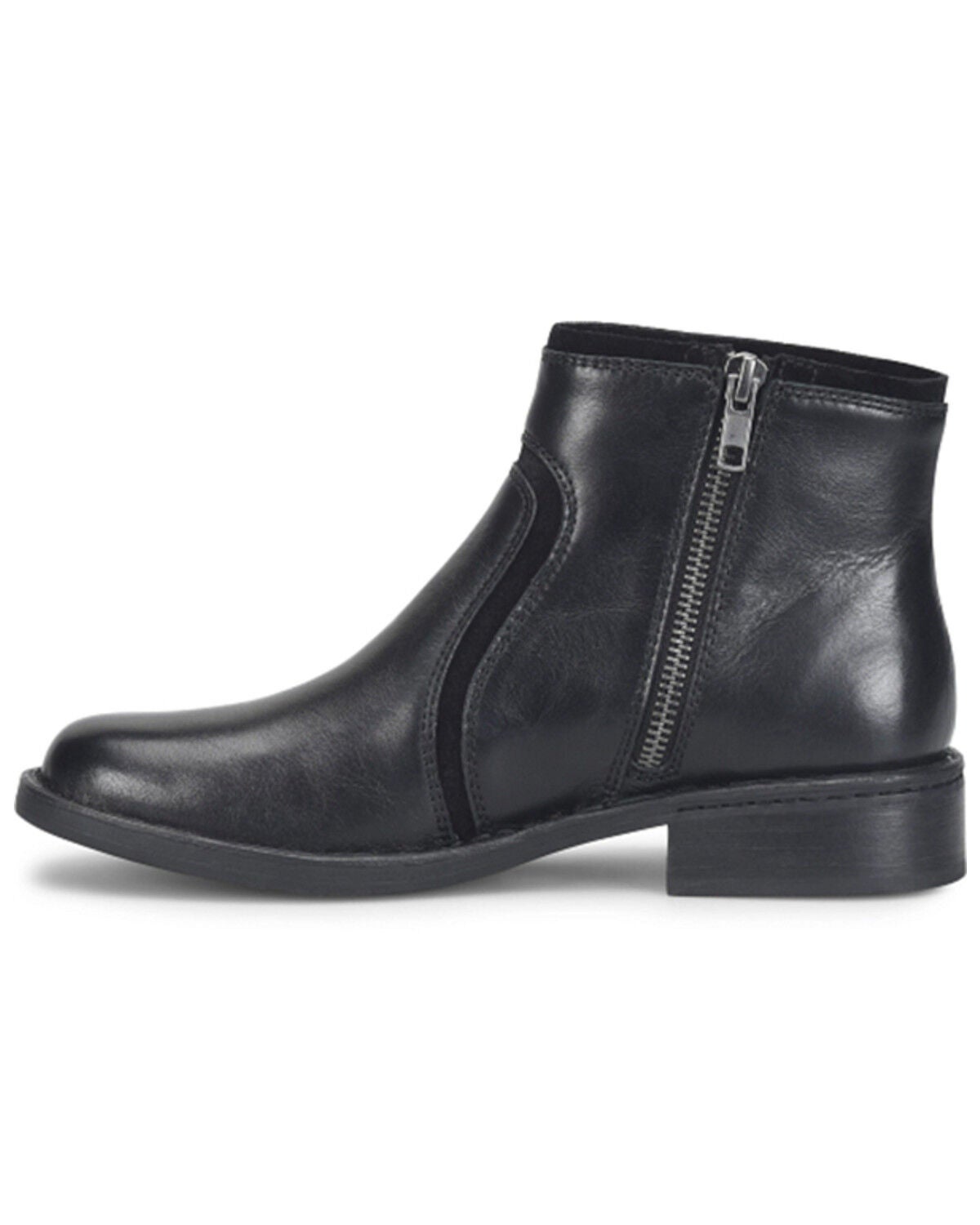 Image #3 - Born Women's Cincy Booties - Round Toe, Black, hi-res