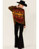 Pendleton Women's Colorful Pattern Turtleneck Sweater, Bronze, hi-res
