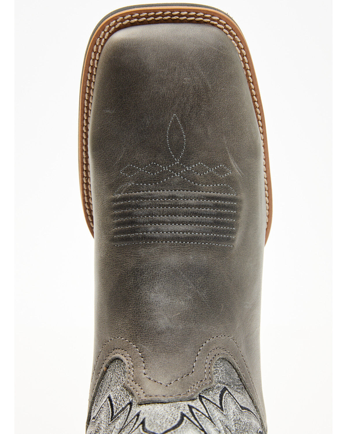 Image #6 - Cody James Men's Badge Xero Gravity™ Western Boots - Broad Square Toe, Grey, hi-res