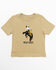 Cody James Toddler Boys' Wild One Short Sleeve Graphic T-Shirt, Tan, hi-res