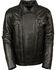 Image #2 - Milwaukee Leather Men's Utility Vented Cruiser Jacket - 5X, Black, hi-res