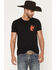 Image #2 - Pendleton Men's Whisky Let'er Buck Short Sleeve Graphic T-Shirt, Black, hi-res