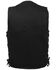 Milwaukee Leather Men's Performance Classic Black Denim Vest - Big, Black, hi-res