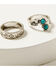 Image #3 - Shyanne Women's Ring Set - 5 Piece, Silver, hi-res