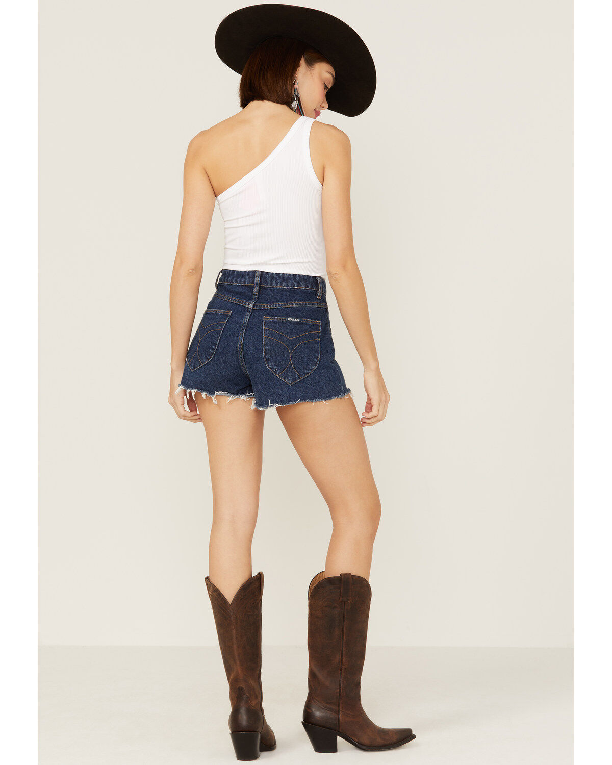 Image #3 - Rolla's Women's Dusters Medium Wash High Rise Shorts, , hi-res