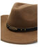 Cody James Men's Pecan Wool Felt Western Hat, Pecan, hi-res