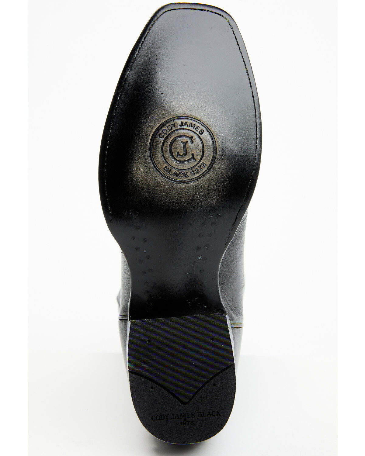 Image #7 - Cody James Black 1978® Men's Mason Western Boots - Square Toe, Black, hi-res