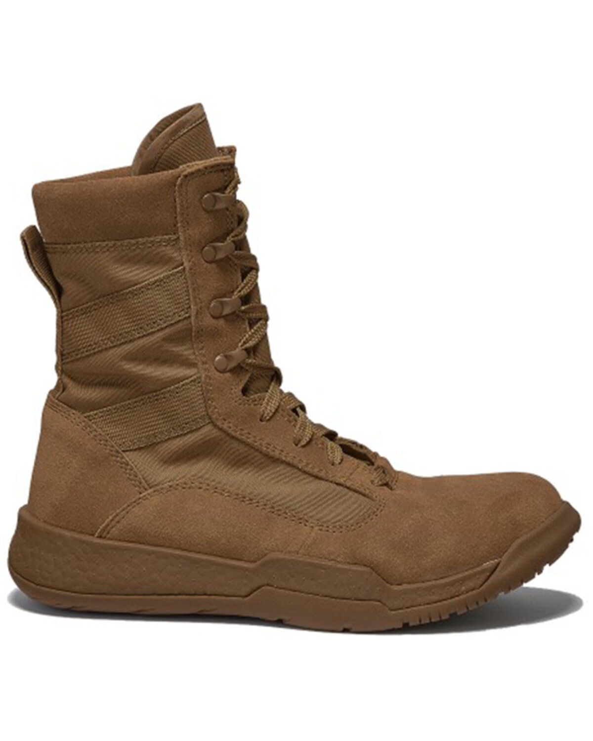 Image #2 - Belleville Men's 8" AMRAP® Athletic Training Work Boots - Round Toe, Brown, hi-res
