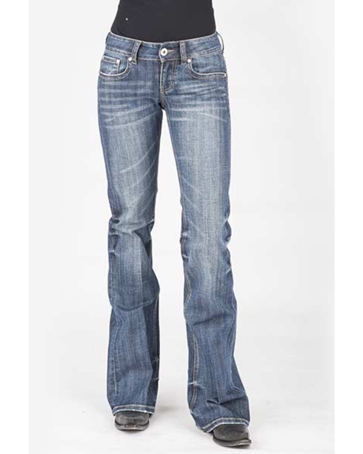 Image #2 - Stetson Women's 816 Classic Arrow Bootcut Jeans, , hi-res
