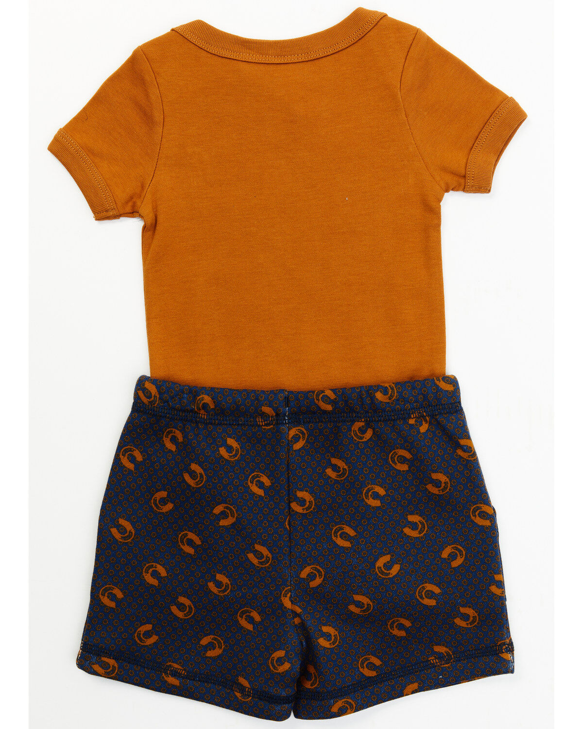 Image #5 - Cody James Infant Boys' Horseshoe Onesie Shorts Set, Dark Blue, hi-res