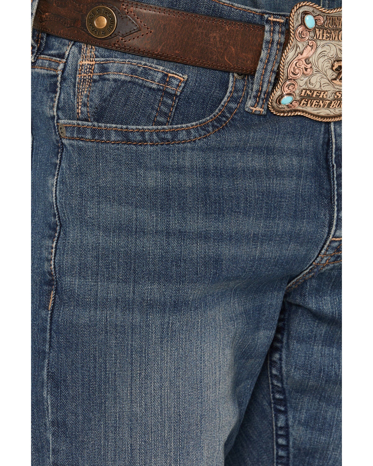Product Name:  Cody James Men's Wolfstooth Medium Wash Relaxed Bootcut Stretch Denim Jeans