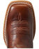 Ariat Women's Fiona Rye Serape Western Boot - Broad Square Toe , Brown, hi-res
