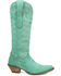 Image #2 - Dingo Women's Movin On Tall Western Boots - Round Toe, Green, hi-res