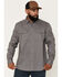 Image #3 - Hawx Men's All Out Solid Twill Long Sleeve Button-Down Work Shirt - Tall, Dark Grey, hi-res
