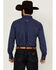 Image #4 - Ariat Men's Cade Medallion Print Long Sleeve Button-Down Western Shirt, Navy, hi-res