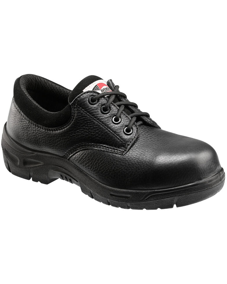 Avenger Men&#39;s Black Oxford Work Shoes - Composite Toe | Boot Barn