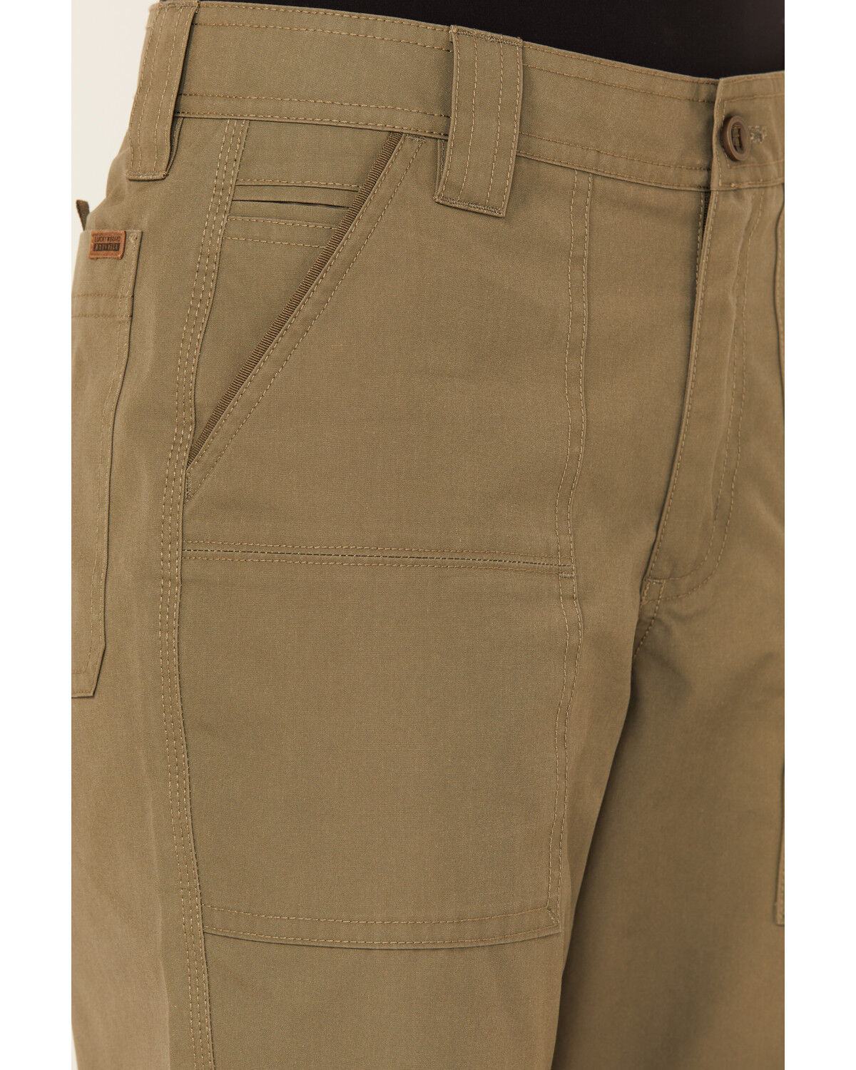 Image #2 - Lucky Brand Workwear Women's Canvas Fatigue Work Pants, Olive, hi-res