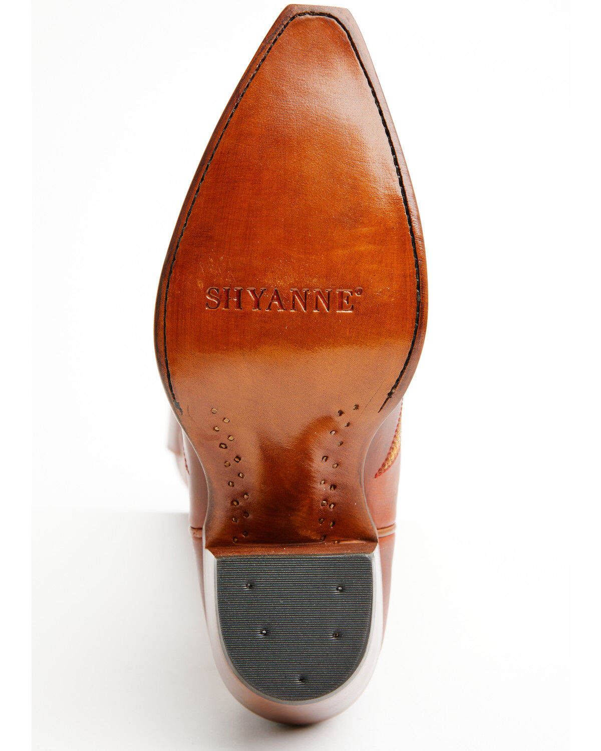 Image #7 - Shyanne Women's High Desert Tall Western Boots - Snip Toe, Brandy Brown, hi-res