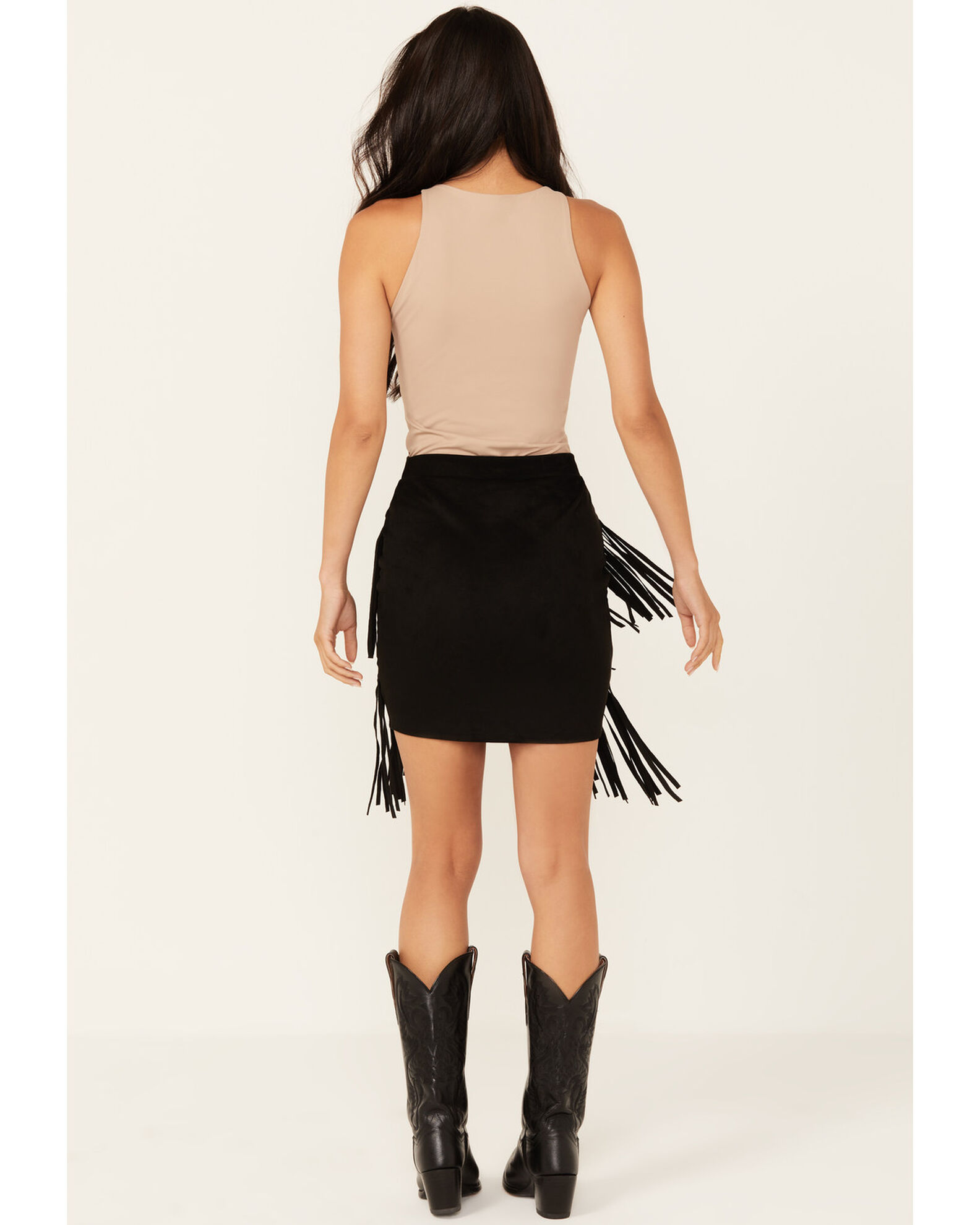 Product Name Vocal Women s Studded Fringe Skirt